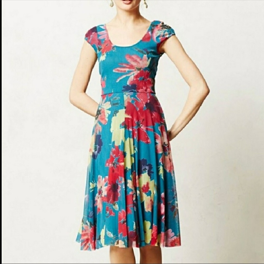 Anthropologie midi dress